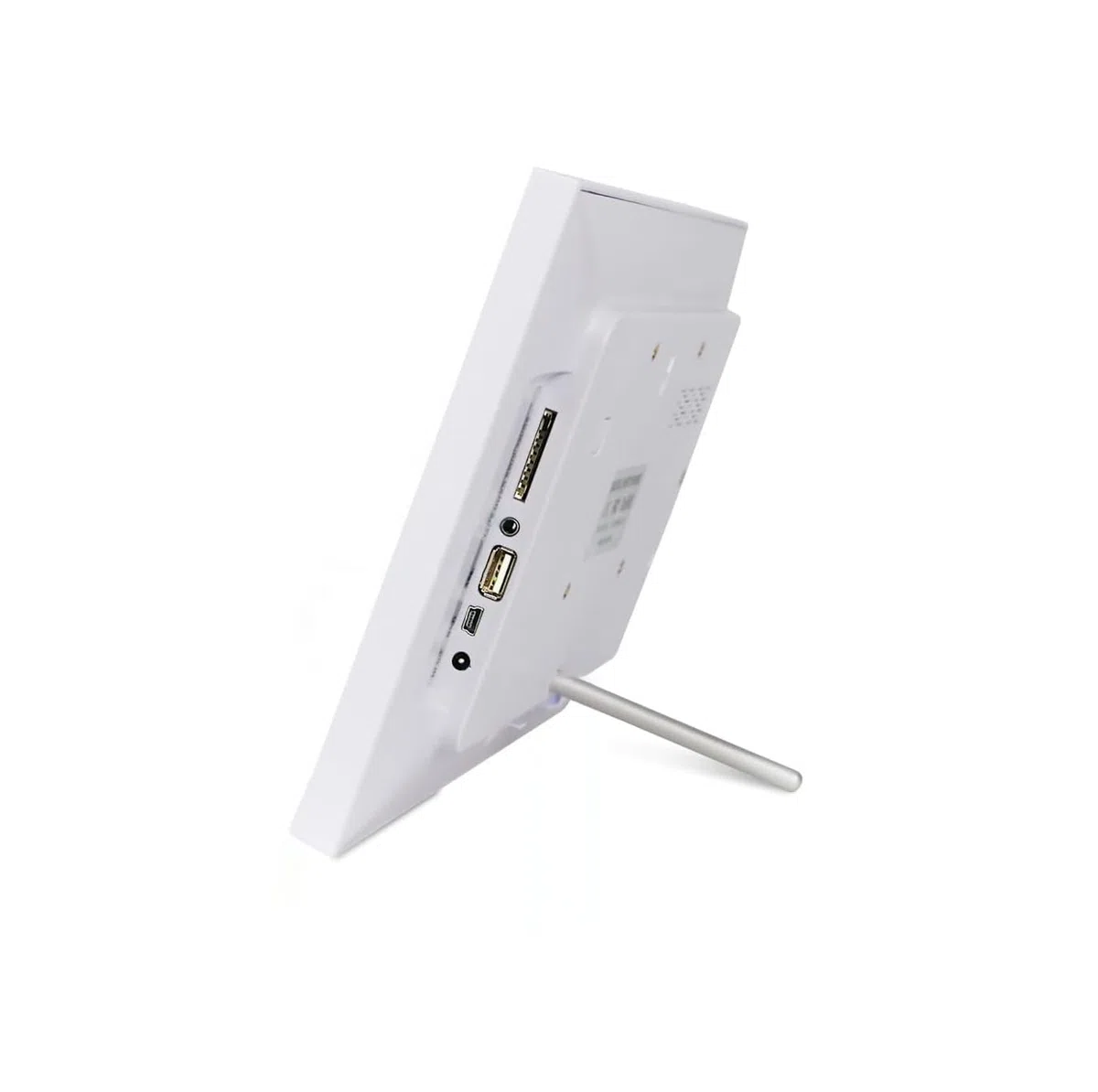 Frameo - Cornice digitale WiFi da 25,4 cm, memoria da 32 GB, con touch screen, rotazione automatica, montabile a parete, 1280 x 800 cm, cornice elettronica (bianco)