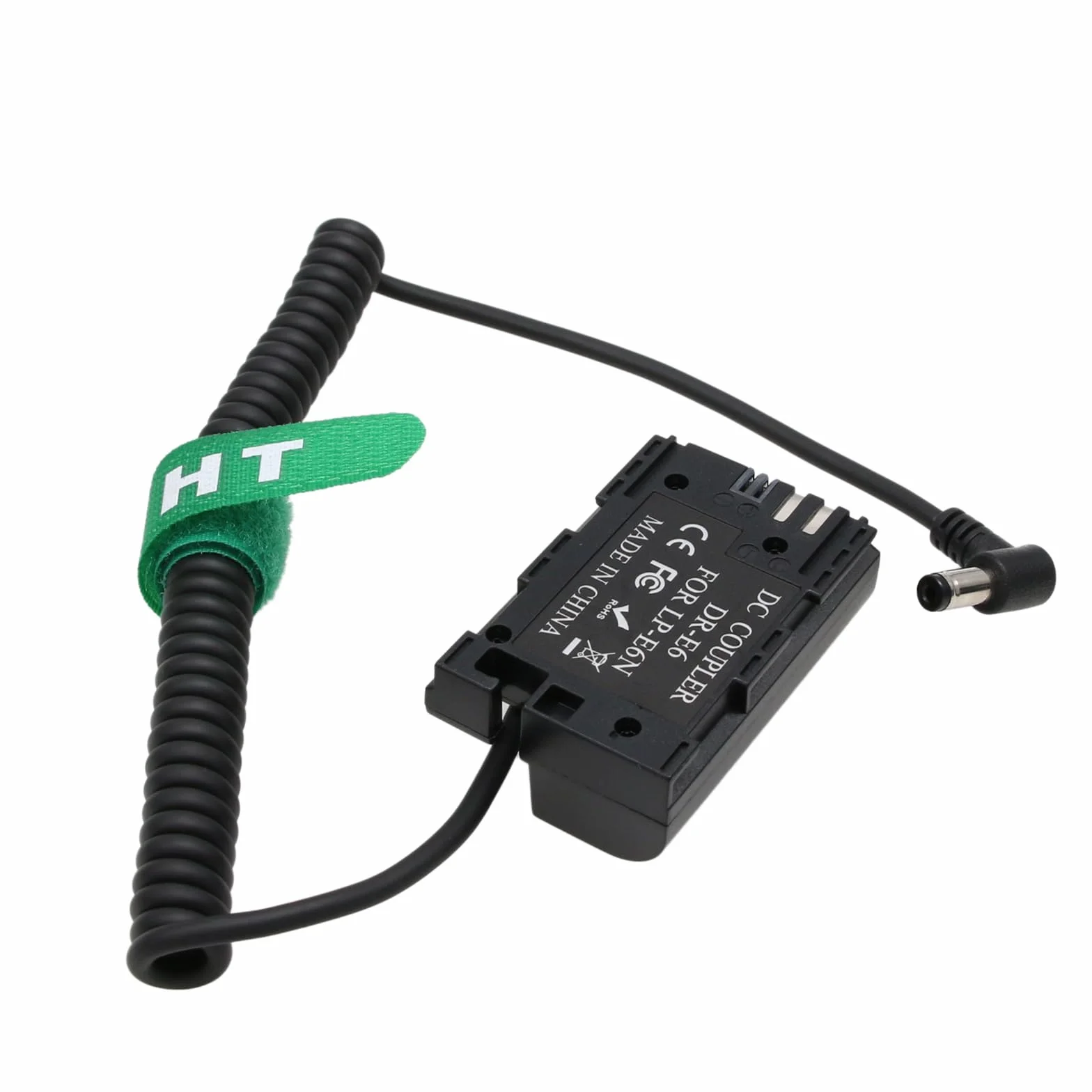 HangTon DC Barrel LP-E6 - Adattatore per batteria per monitor Canon 7D Mark II SMALLHD serie 500 700