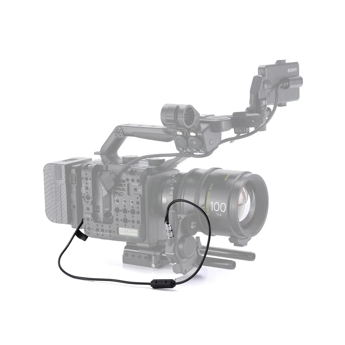 Tilta Cavo di controllo da 7 pin a LANC Nucleus-M II compatibile con il sistema di messa a fuoco wireless Nucleus-M II Lunghezza 50 cm TCB-7P-LANC-50