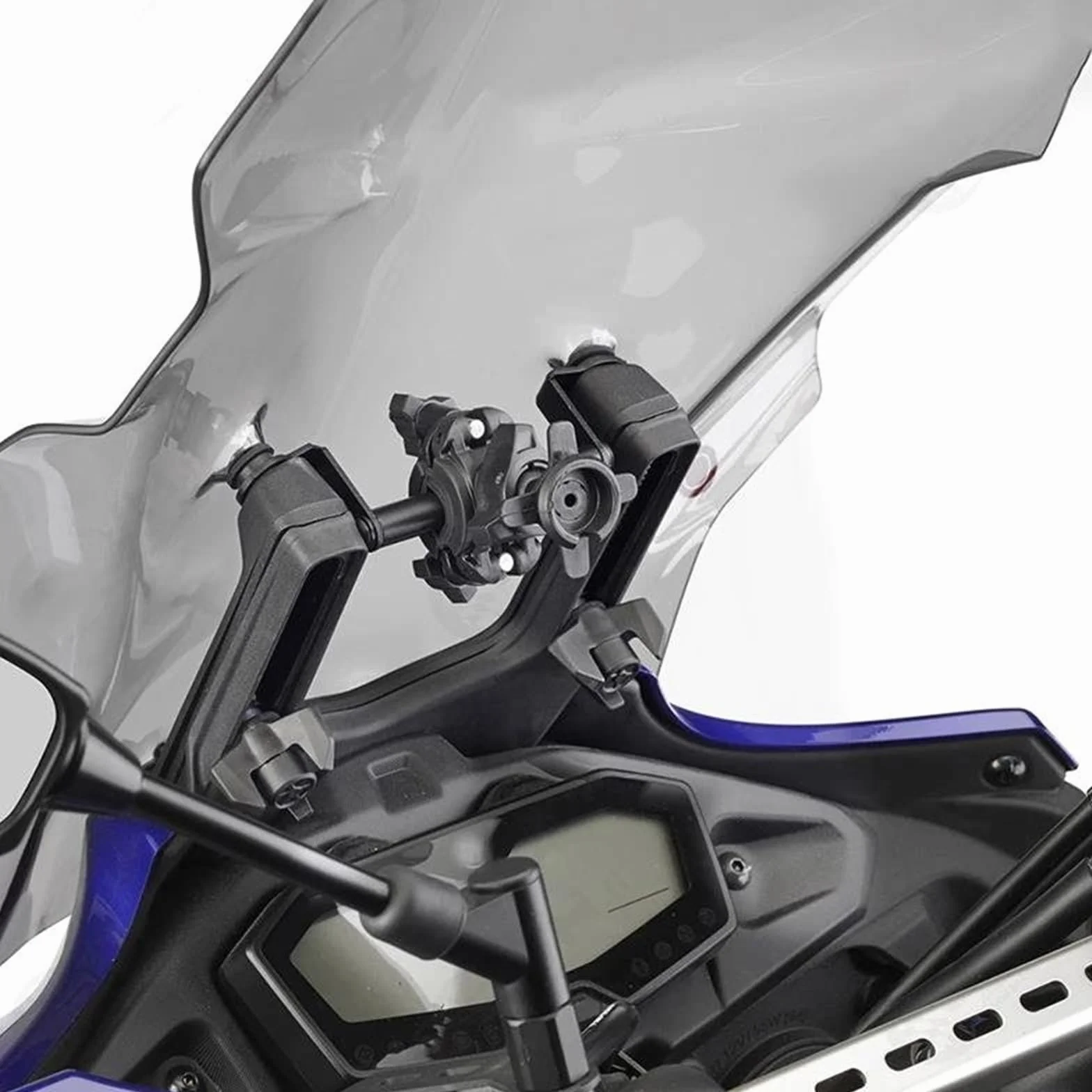 Supporto per Navigazione GPS per Moto per Yamaha Tracer 7/700 GT MT-07 Tracer700GT, Compatibile con Smartphone e Dispositivi GPS, Materiale in Lega di Alluminio, Nero 2