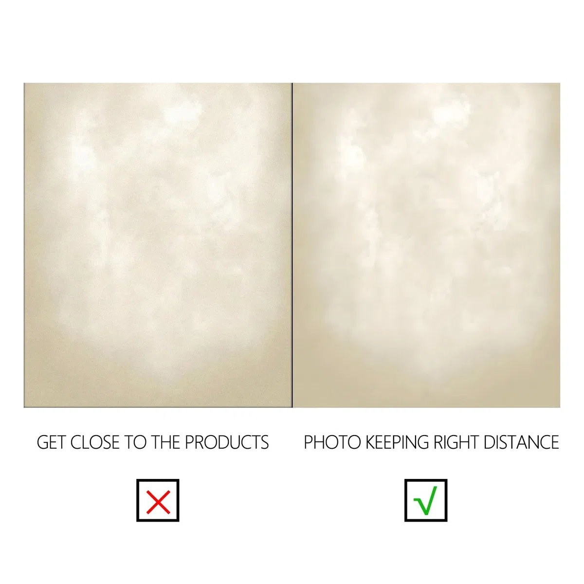 YongFoto 2x3m Fondali fotografici per la fotografia Beige avorio sfumato Struttura astratta Sfondo dello studio Decorazione per Famiglia Ritratto Puntelli di nozze Carta da parati per feste