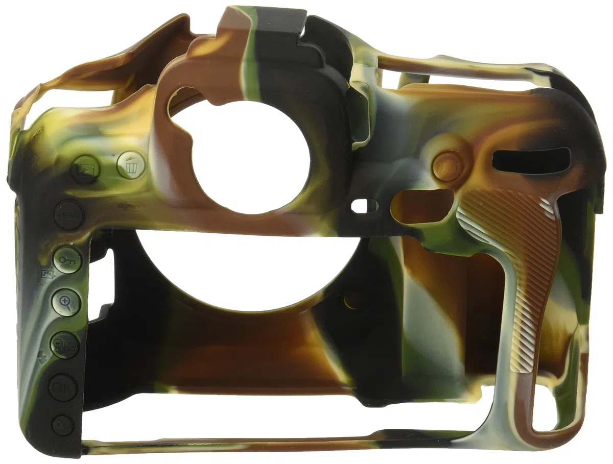 easyCover silicone custodia protettiva per fotocamera Nikon D500 (camuffare)