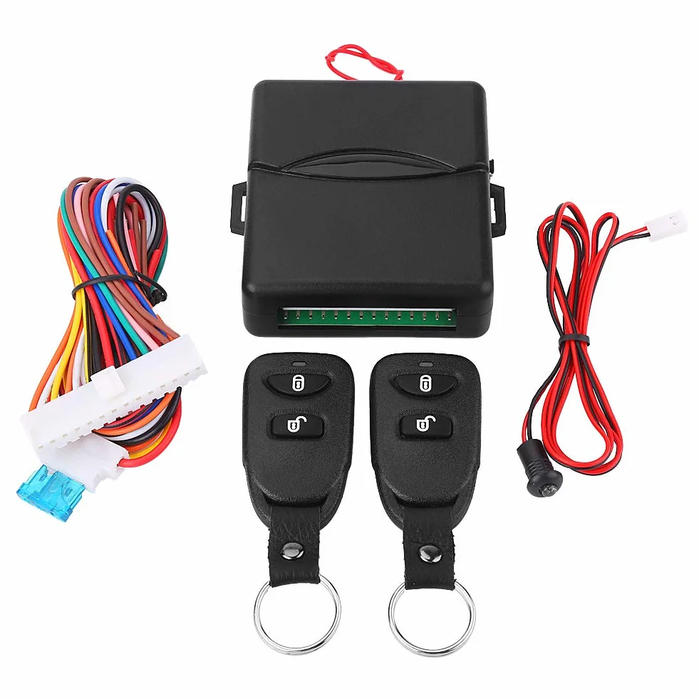 Kit Telecomando Universale per Chiusura Centralizzata, di Accesso Senza Chiave per Serratura della Portiera Dell'auto, Kit Scatola Telecomando Centrale con Rilascio del Bagagliaio