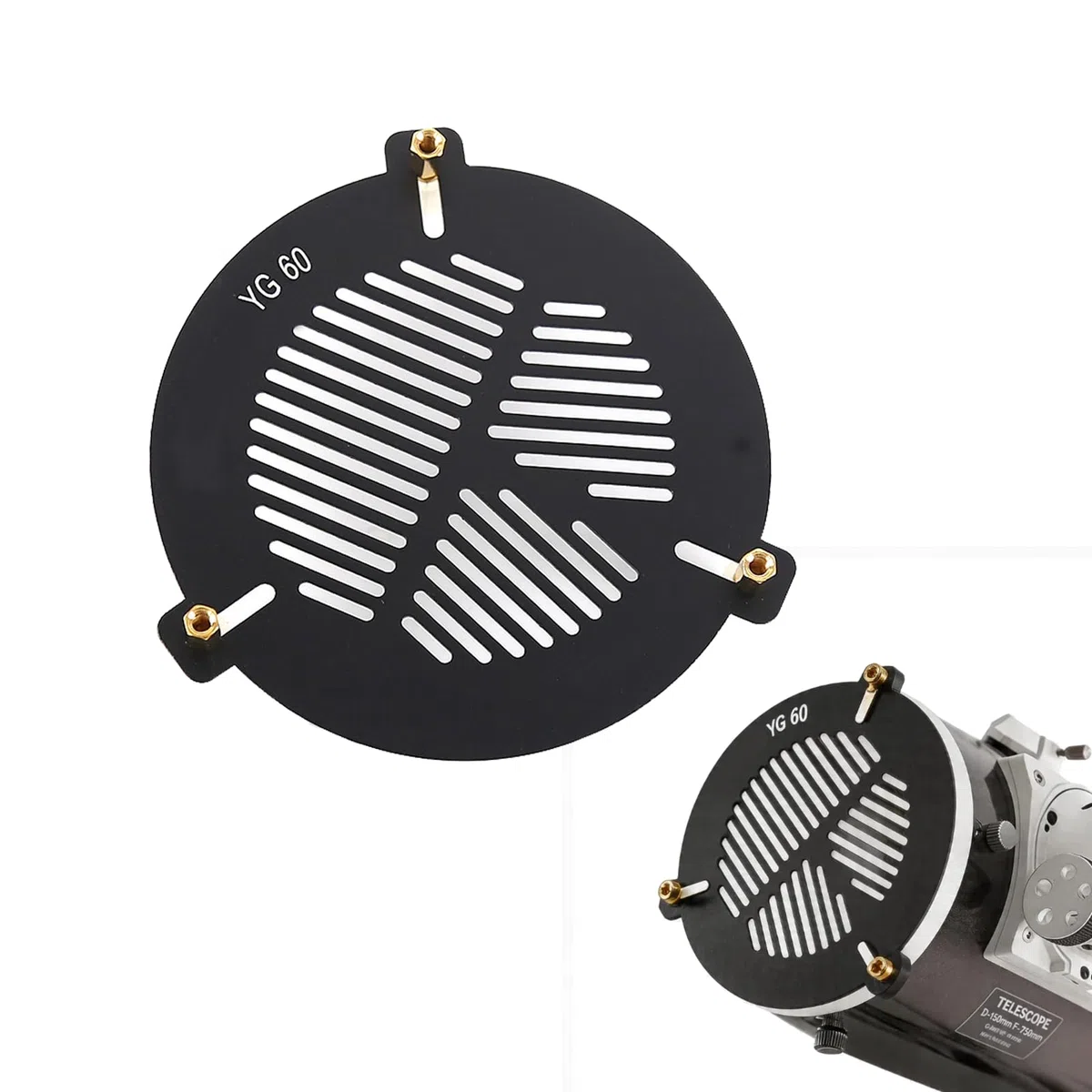 Maschera Bahtinov Maschera di Messa a Fuoco per Telescopi, Maschera Bahtinov per Diametro Esterno da 63mm-89mm/2,48 Pollici a 3,5 Pollici, Accessori per Telescopi