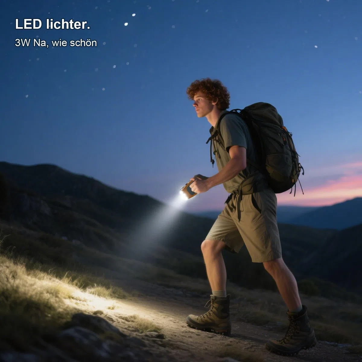 Radio a Manovella, Radio di Emergenza Solare con Torcia a LED, Allerta SOS, AM/FM Radio Solare con Power Bank da 2000 mAh per Campeggio Emergenze, Arancione
