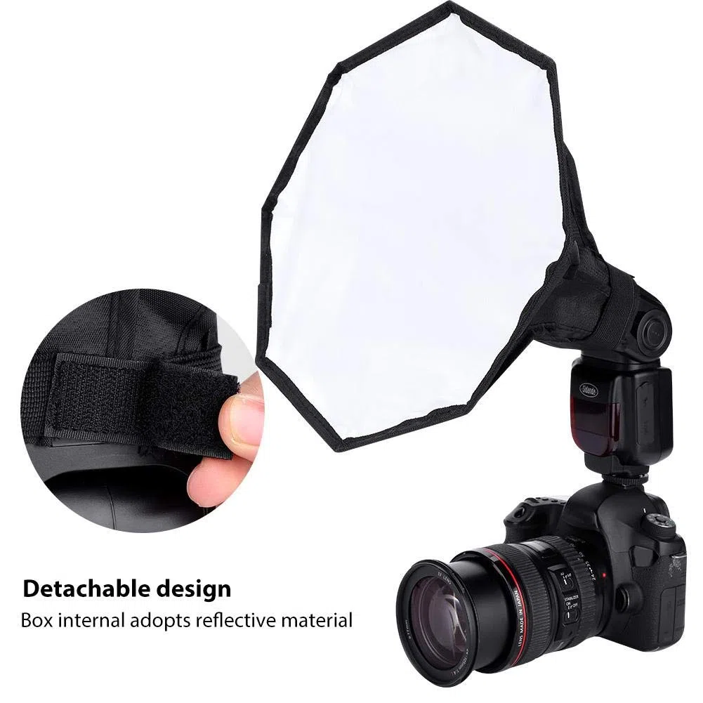 EBTOOLS Photo Studio Softbox - Diffusore Portatile Universale Flashbox per Esterno Softbox per Flash Dedicato Adatto Persoftbox Portatile per Flash A S