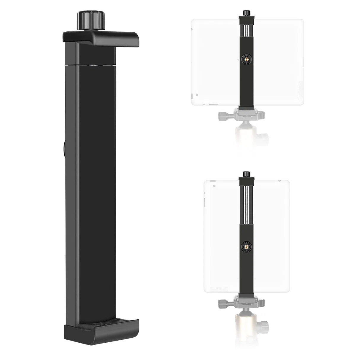 Neewer Supporto adattatore per treppiede per tablet iPad da 16 a 23,5 cm, morsetto regolabile per iPad Mini, iPad 2/3/4, iPad Air/Air2, iPad Pro, Microsoft Surface Samsung Tab 7.0 Series