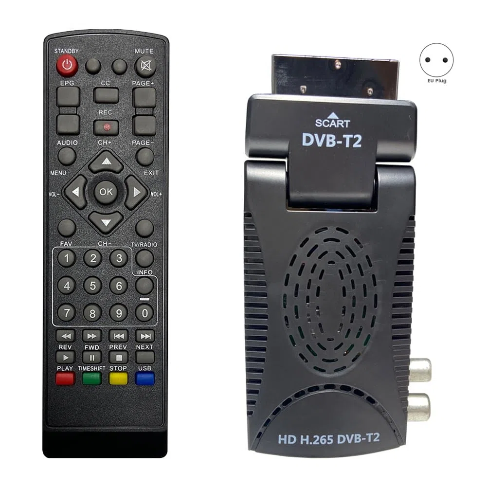 265 Decodifica HEVC Set Top Box per Decodificatore TV Terrestre Digitale Full HD DVB-T2 con Plug EU EU
