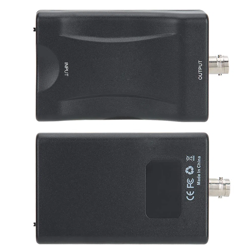 Adattatore da HDMI a BNC, Supporto Formati PAL NTSC, Adattatore Video da HDMI a BNA, con Uscita da 3,5 Mm, per TV, DVD