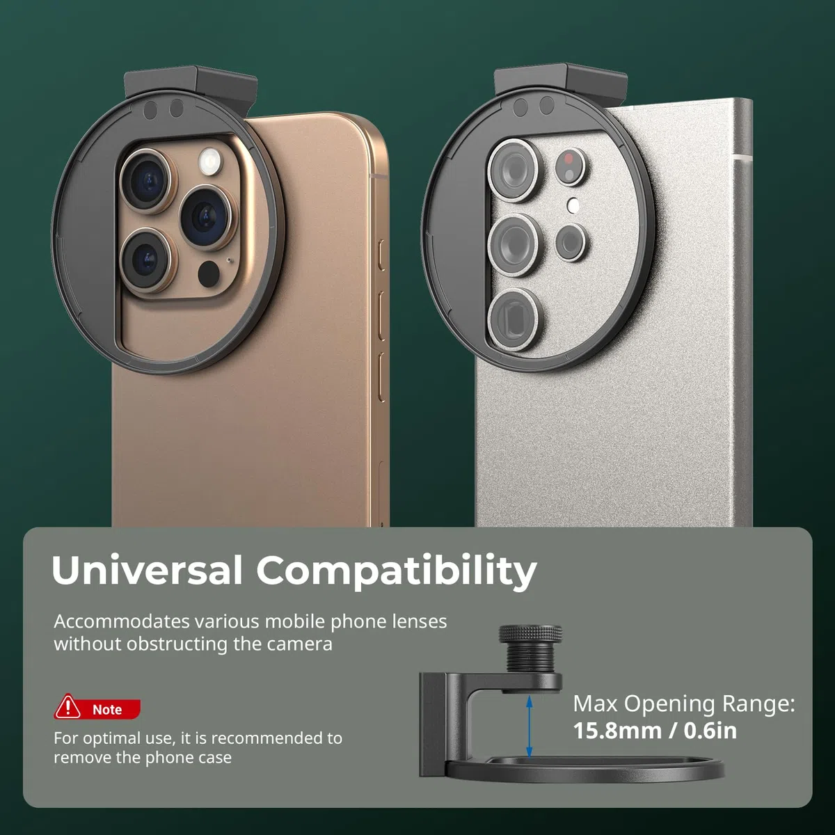 SMALLRIG Adattatore universale per filtro magnetico 67 mm 5171