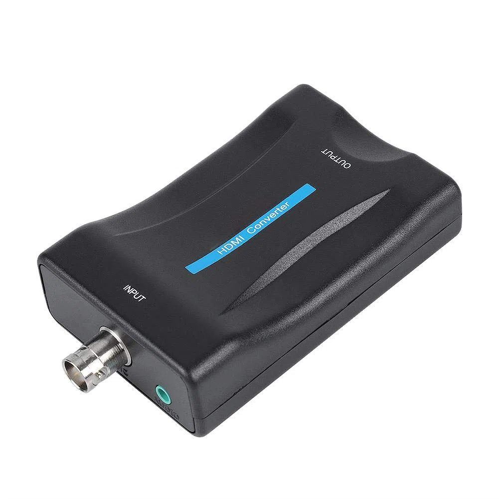 Yunir Convertitore da BNC a HDMI, convertitore da BNC a HDMI Display Monitor di sorveglianza Adattatore Video HD 1080P/720P per, ECC.