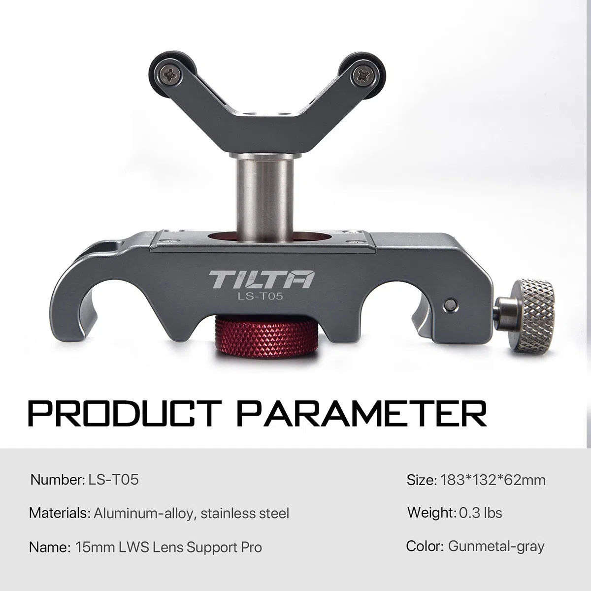 Tilta LWS Asta di supporto per obiettivo da 15 mm LWS LS-T05