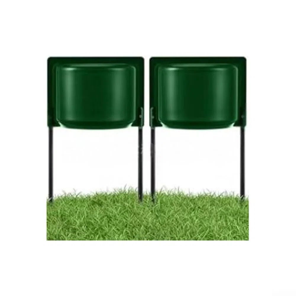 Confezione da 4 protezioni per la testa dell'irrigazione, in PP per proteggere gli irrigatori dai veicoli, ridurre l'eccesso di spruzzo sui prati, verde, bianco, nero, trasparente (verde)