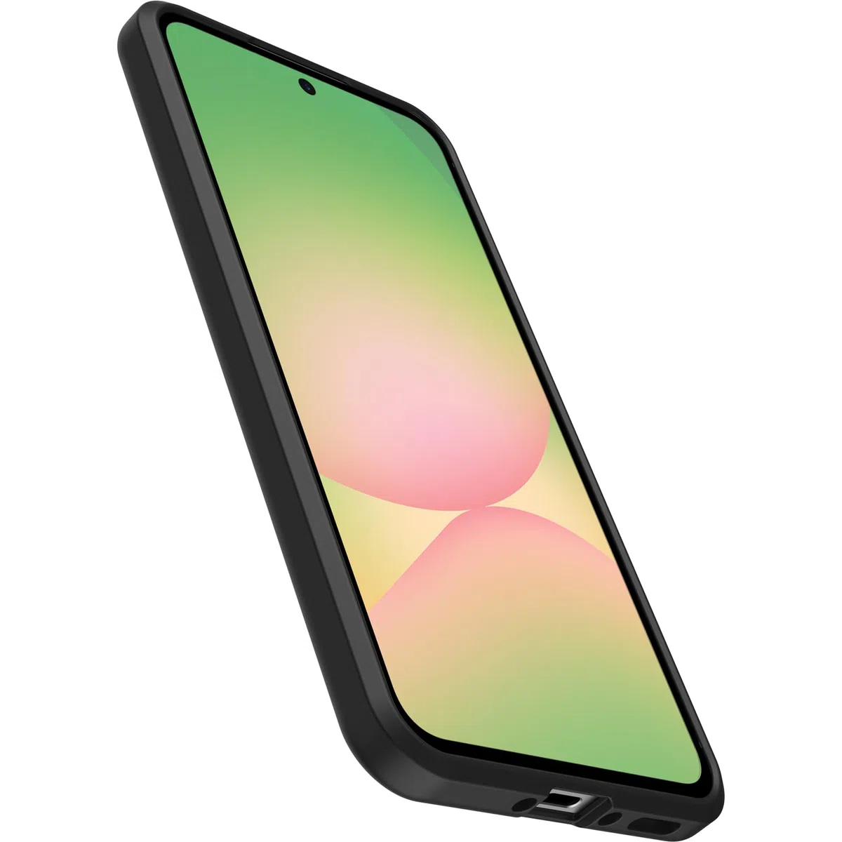 OtterBox Cover per Samsung Galaxy A56 5G, Sleek Case Series, resistente a shock e cadute fino, cover ultrasottile, testata a norme MIL-STD 810G, Nero, Senza Retail Package