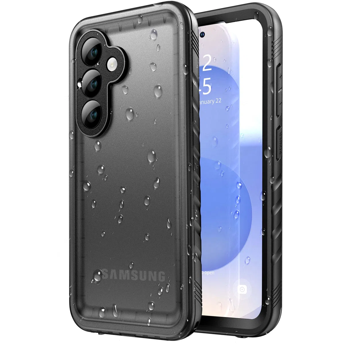 SPORTLINK Cover per Samsung Galaxy S25 Impermeabile - 360 Full Body Armor Protettiva S25 Case [IP68 Waterproof] [6FT Antiurto] Custodie Antipolvere Subacquea con Fotocamera/Schermo Protezione
