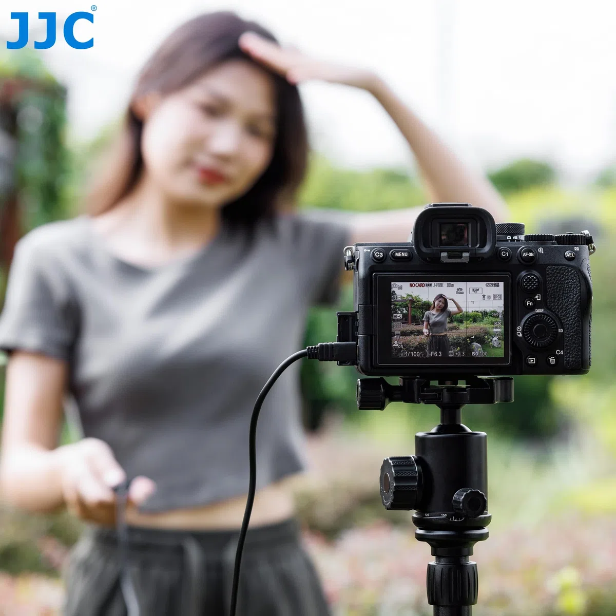 JJC Cavo di Scatto Remoto per Fotocamere Sony Alpha/Cyber-shot e Videocamere Handycam con Multi-terminale, Supporto Funzione di Registrazione Video