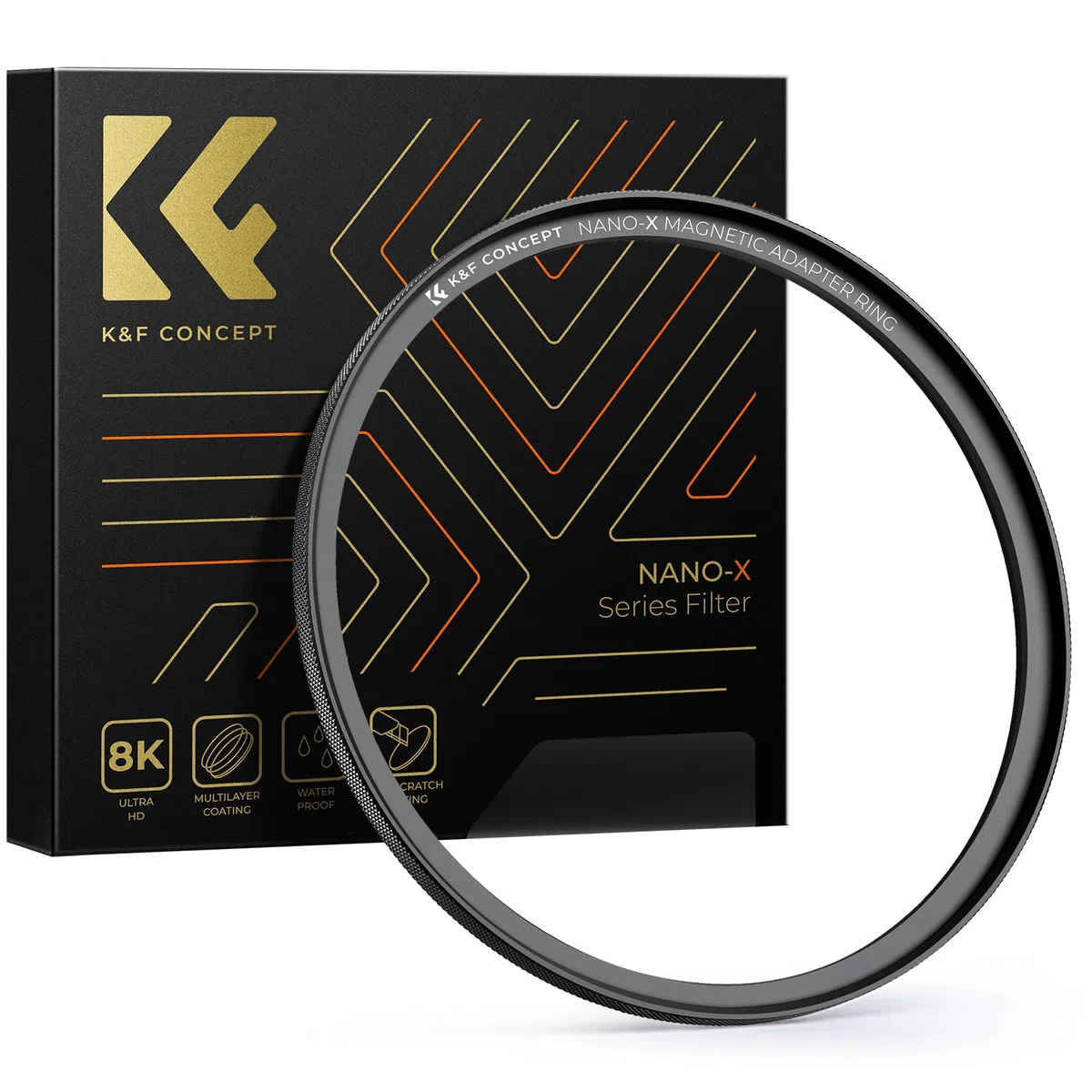 K&F CONCEPT Anelli Adattatori Filtri Fotografici Magnetici Step-up per Filtri 67mm-82mm