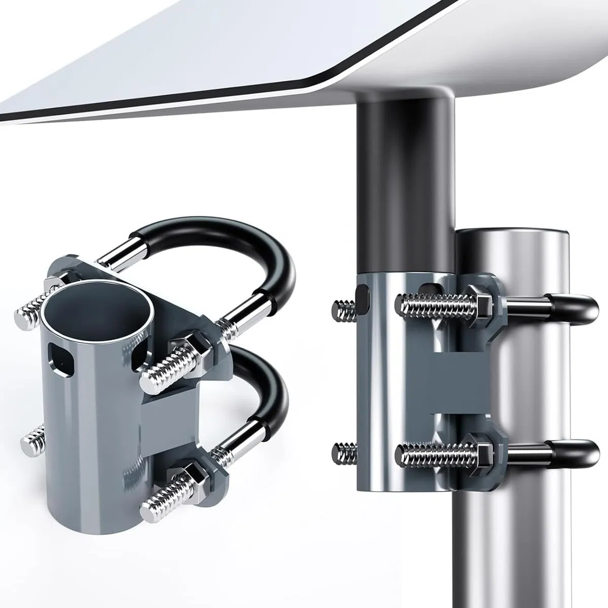 Sarini Palo di Montaggio Starlink per Kit Internet Starlink Satellite Portatile Staffa di Montaggio Starlink Supporto per Yacht da Viaggio per Camper da Campeggio sul Tetto