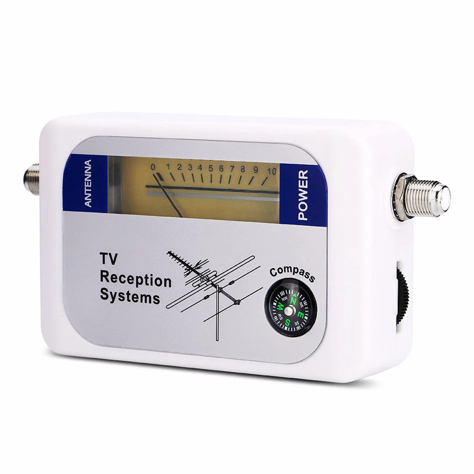 Socobeta Mini DVB-T Finder Antenna Signal Finder sensibilità Eccellente Cavo di Alimentazione Batteria AA
