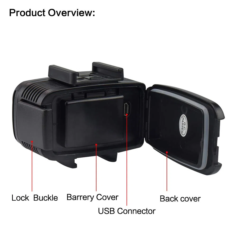 Sea frogs sl-100 700LM Diving video fill-In luce lampada a LED impermeabile 40 m 1900 mAh batteria ricaricabile integrata con diffusore per GoPro SJCAM Xiaomi Yi sport Action Camera