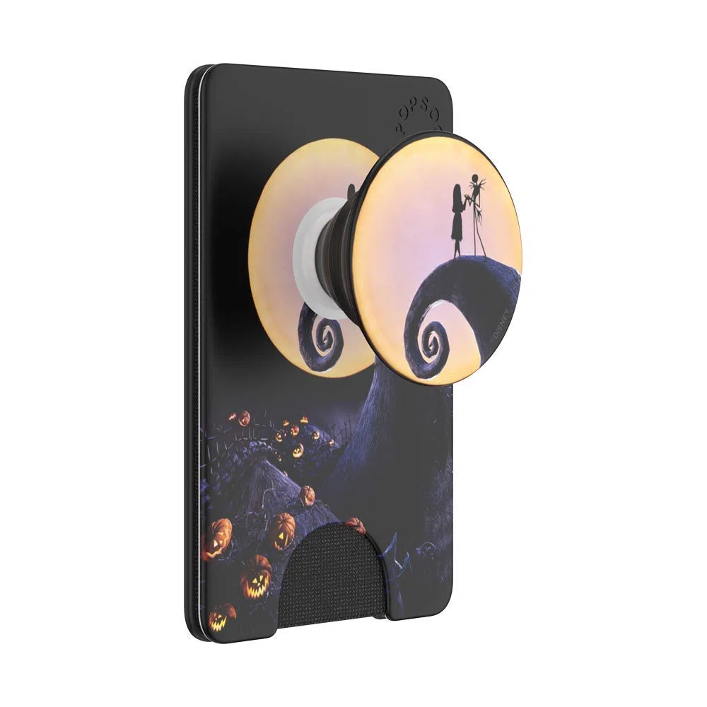 PopSockets - Portafoglio per telefono con impugnatura espandibile, porta carte di credito, compatibile con ricarica wireless, Disney - Mickey Brunch
