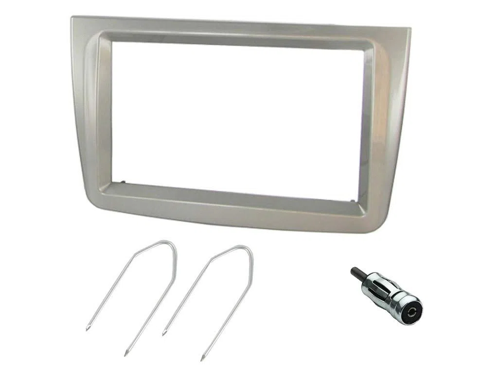Sound-way Kit Montaggio Autoradio, Mascherina 1 DIN / 2 DIN, Adattatore Antenna, Chiavi di Smontaggio, compatibile con Alfa Romeo Mito