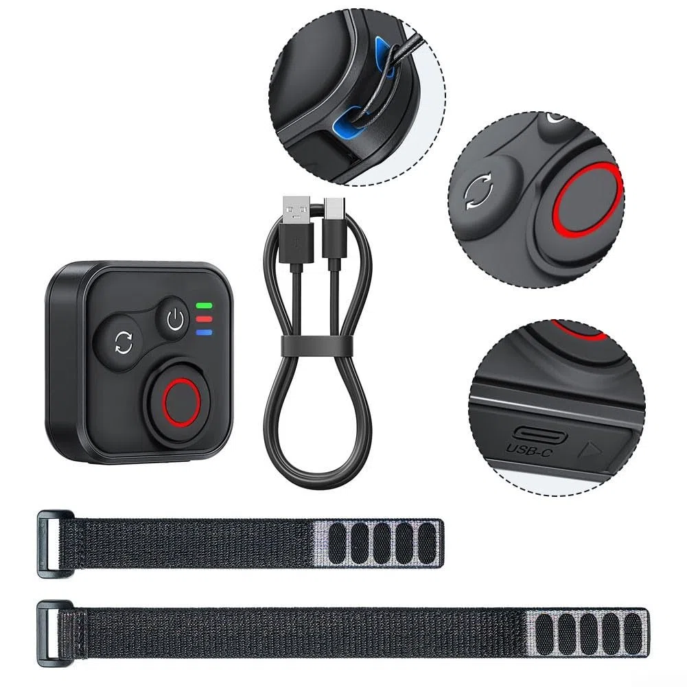 Telecomando GPS per Insta360 X5/X4/X3/One X2/Go 3S/GO 3/Ace Pro 2/Ace Pro/Ace/One RS/One R, raggio di controllo remoto wireless 50 m