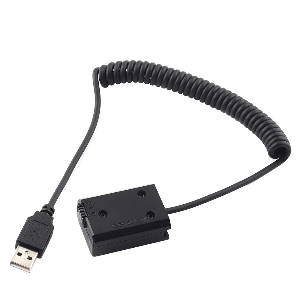 Fotga USB Power Cable to Decoded NP-FW50 Dummy Battery for Sony Mirrorless Camera A7 A7R A7S A7II A7RII A7SII A6000/A6100/A6300/A6400/A6500 Battery Bank