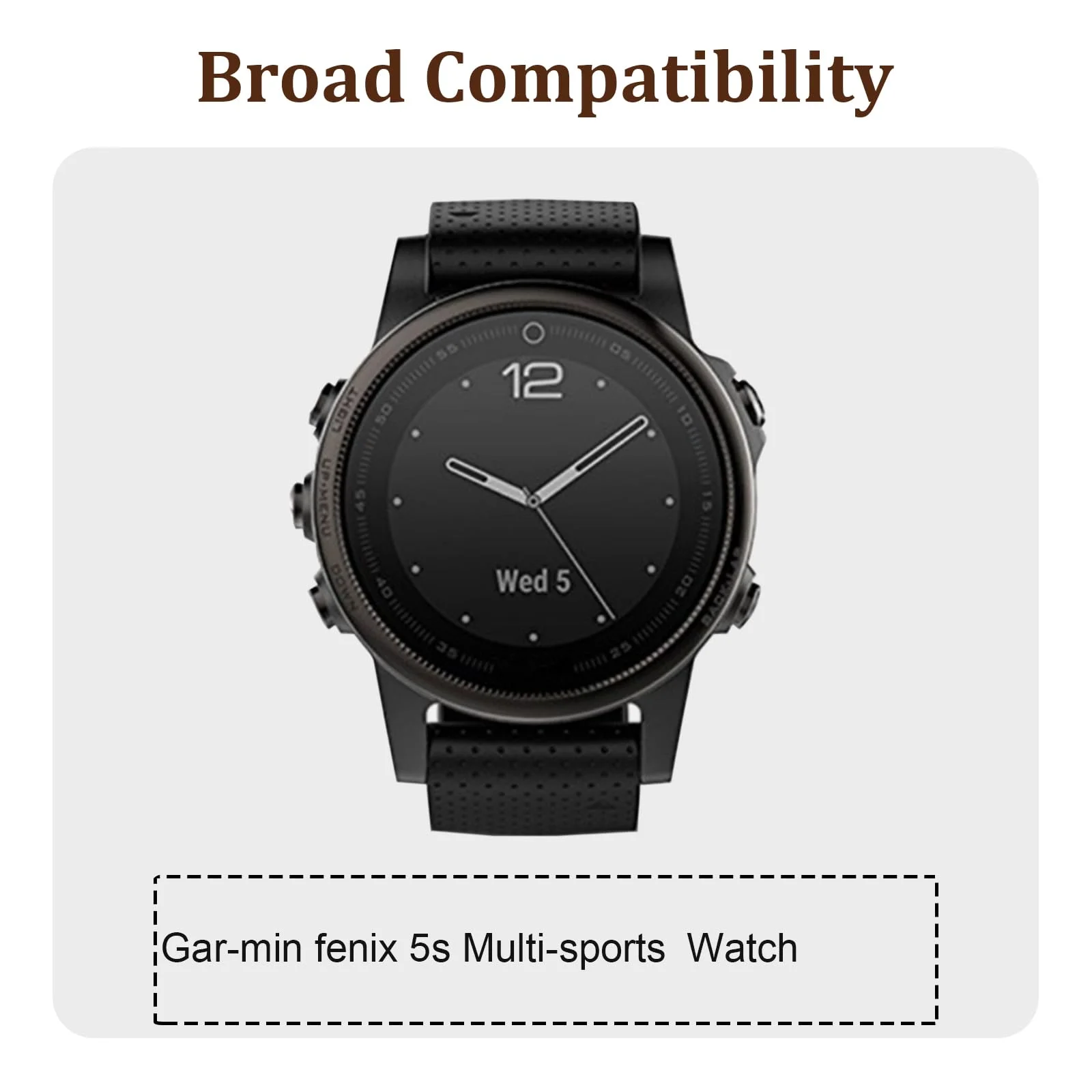 Batteria di ricambio 361-00096-00 compatibile con Gar-min Fenix5s GPS Sport Training Watch 3
