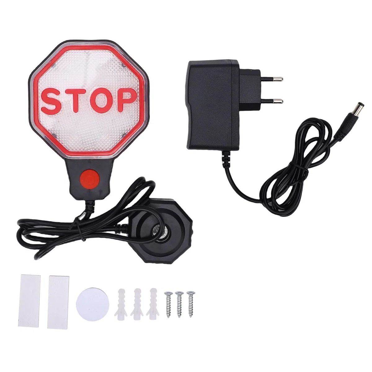 Sensore di Parcheggio per Garage Regolabile Assistente di Arresto Auto Ad Ultrasuoni Efficiente per Vari Veicoli, Materiale ABS, Display a LED per Ausilio al Parcheggio del Garage di Casa
