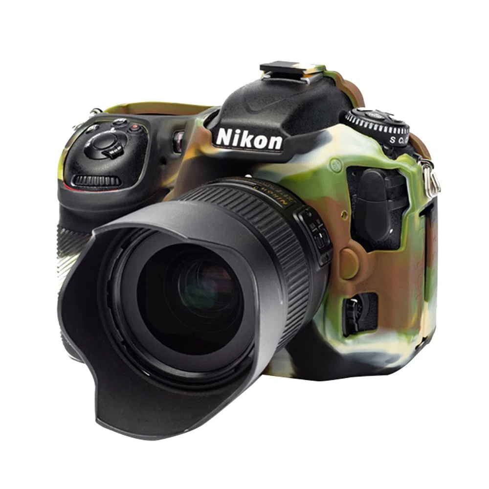 easyCover silicone custodia protettiva per fotocamera Nikon D500 (camuffare)