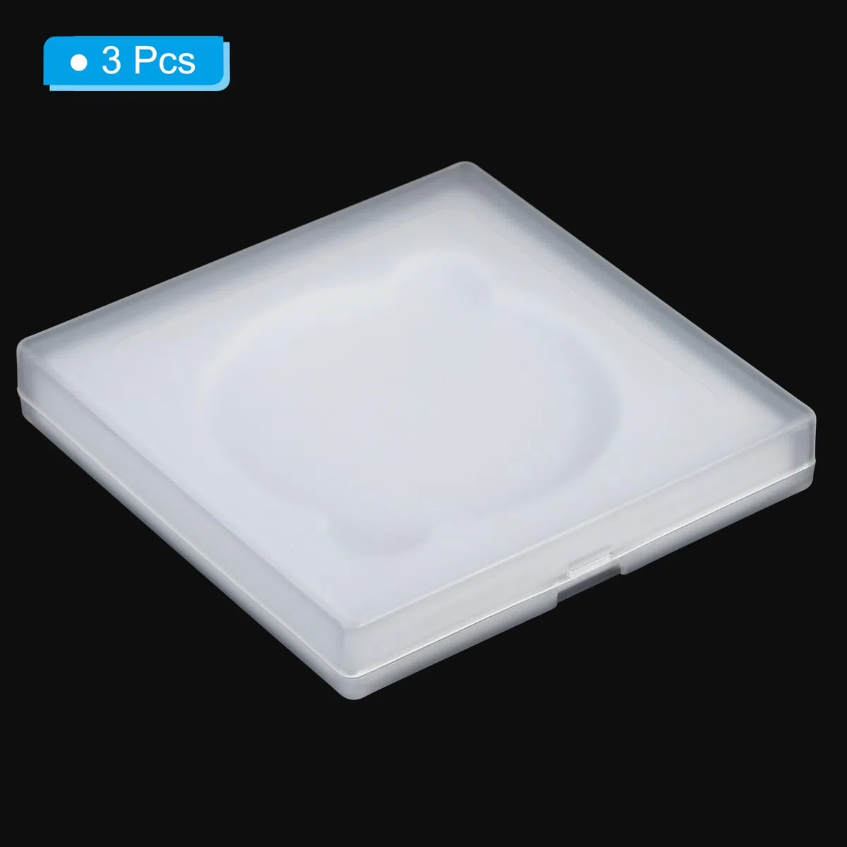 PATIKIL Custodia per Filtri Obiettivo 77mm, 3Pz Custodia Filtro Fotocamera Portatile Scatola Filtro Obiettivo Resistente Acqua Antipolvere Plastica per Conservazione Filtri Fotografici