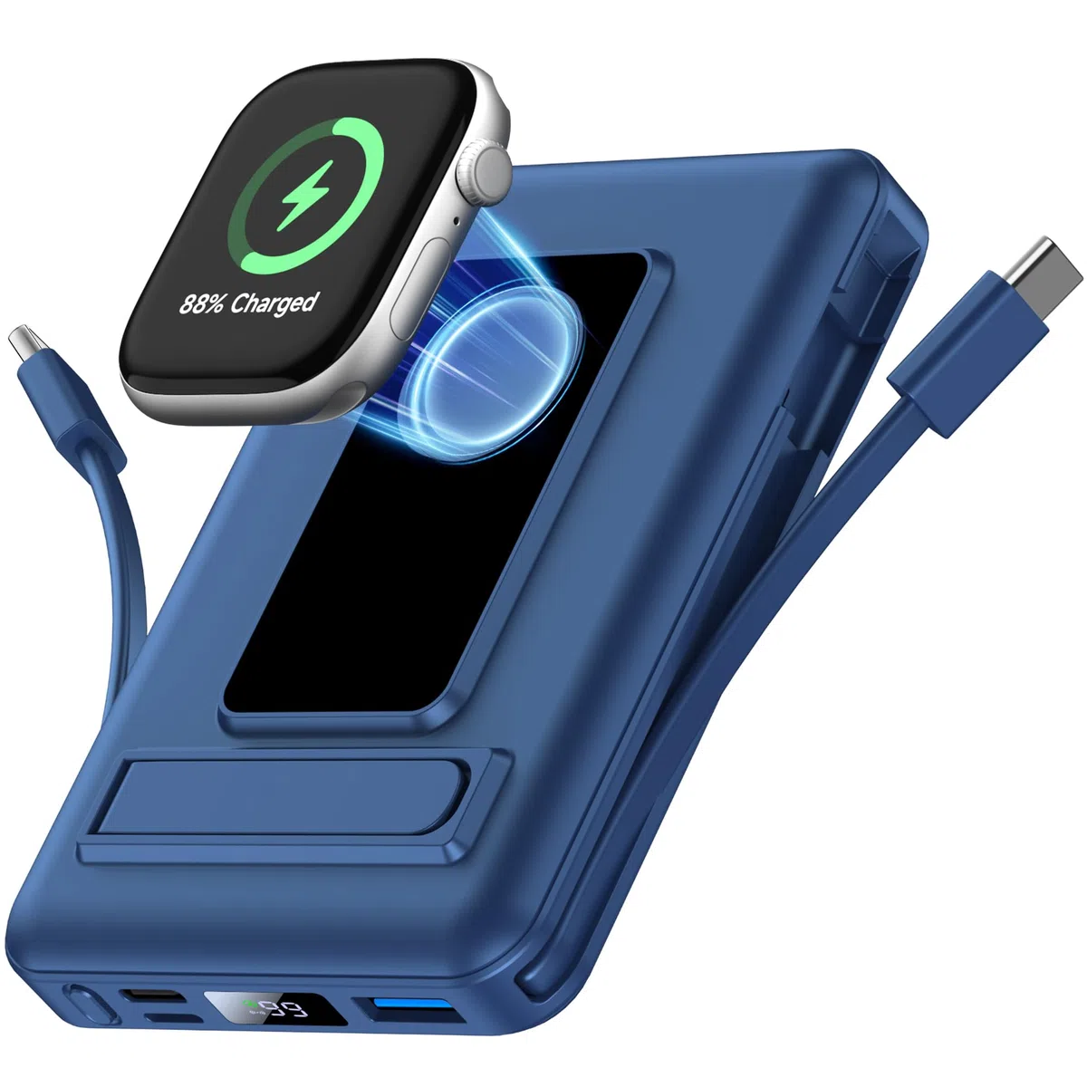 per Magsafe Powerbank, 10000mAh Caricatore Portatile Magnetico Power Bank per iPhone, Ricarica Rapida da 20W Batteria Esterna con Display LED per iPhone Air/17/16/15/14/13/12/Apple Watch