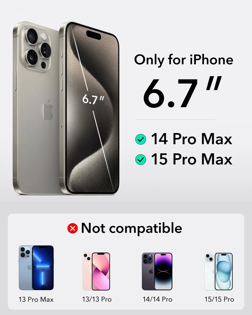 ESR Custodia Impermeabile per iPhone 15 Pro Max/14 Pro Max, Sensibilità al Tocco Sott'acqua, Impermeabile IPX8, Cover Galleggiante Subacquea con Cordino, Ideale per Lo Snorkeling, Bianco Trasparente