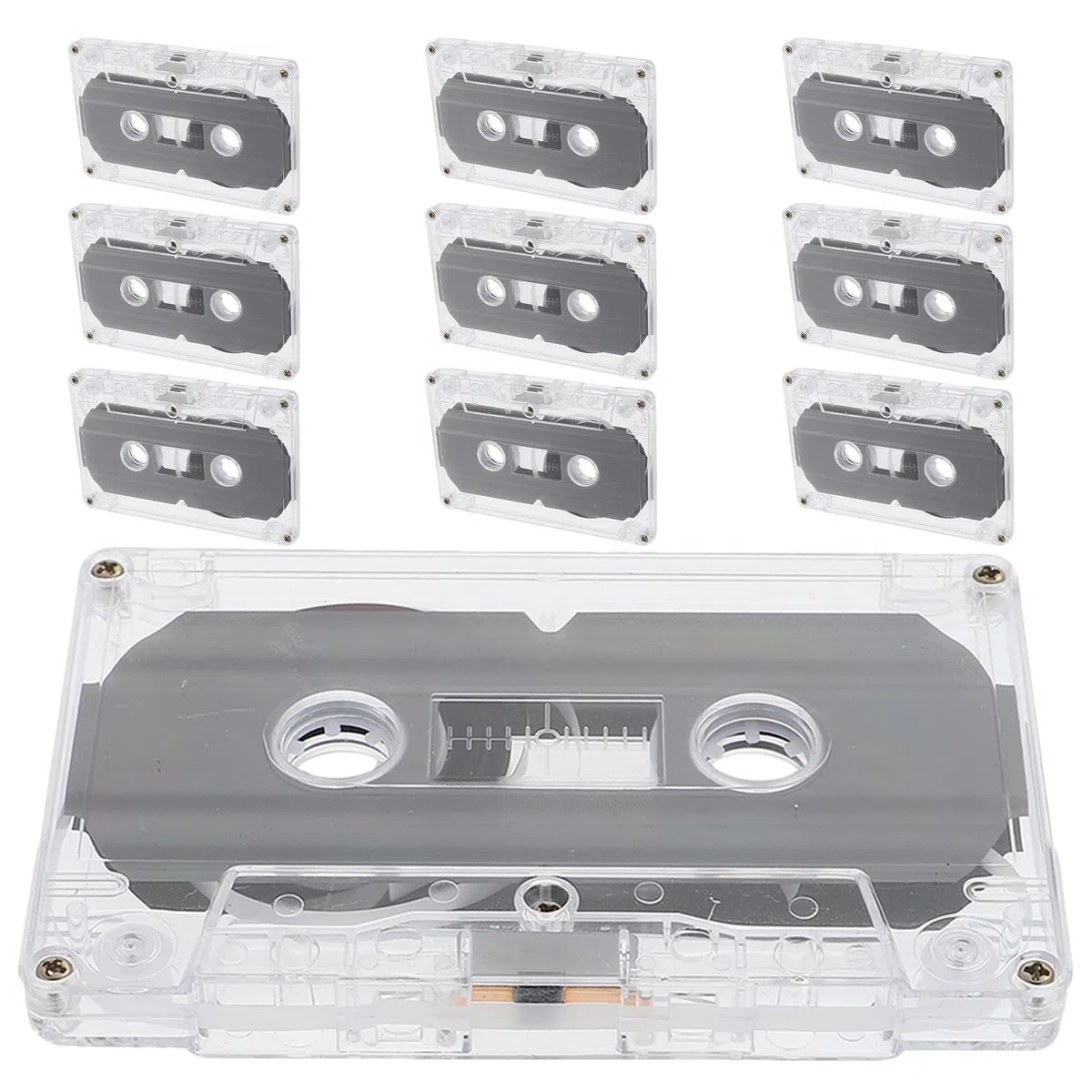 10 Cassette Audio Vuote da 30 Minuti Nastro Audio Fai da Te per Musica Discorsi e Messaggi Decorazione Retrò Cassetta Compatta per Registrazioni Portatili e Progetti Creativi