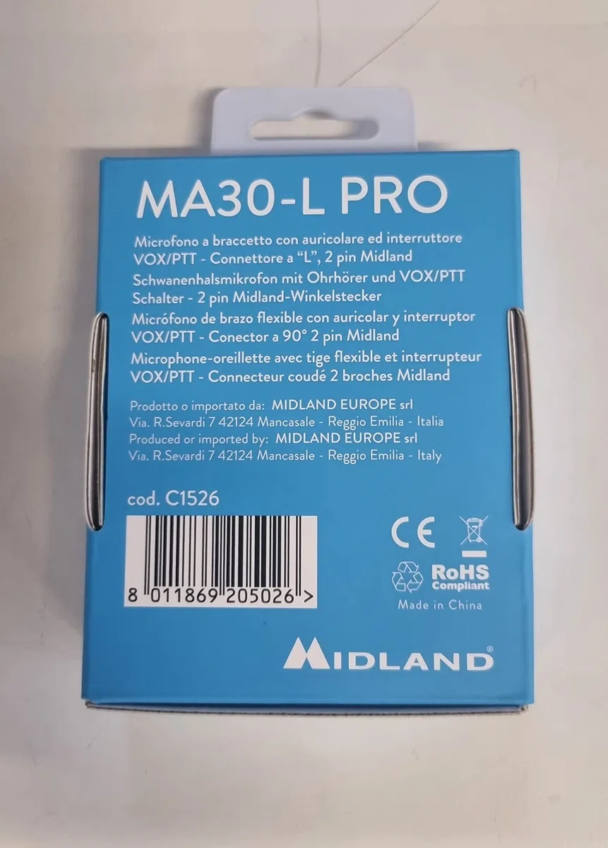 Midland Ma 30-l Pro Headphone One Size