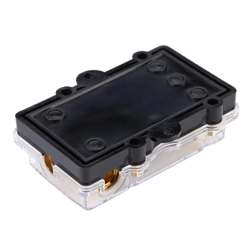 Porta Fusibile Scatola Portafusibili Circuito Audio Auto Stereo 24V 60A 1 in 3 Modi 0GA (2GA / 4GA) * 3 in 4GA (6GA / 8GA) * 3 Fuori Per Veicoli Audio