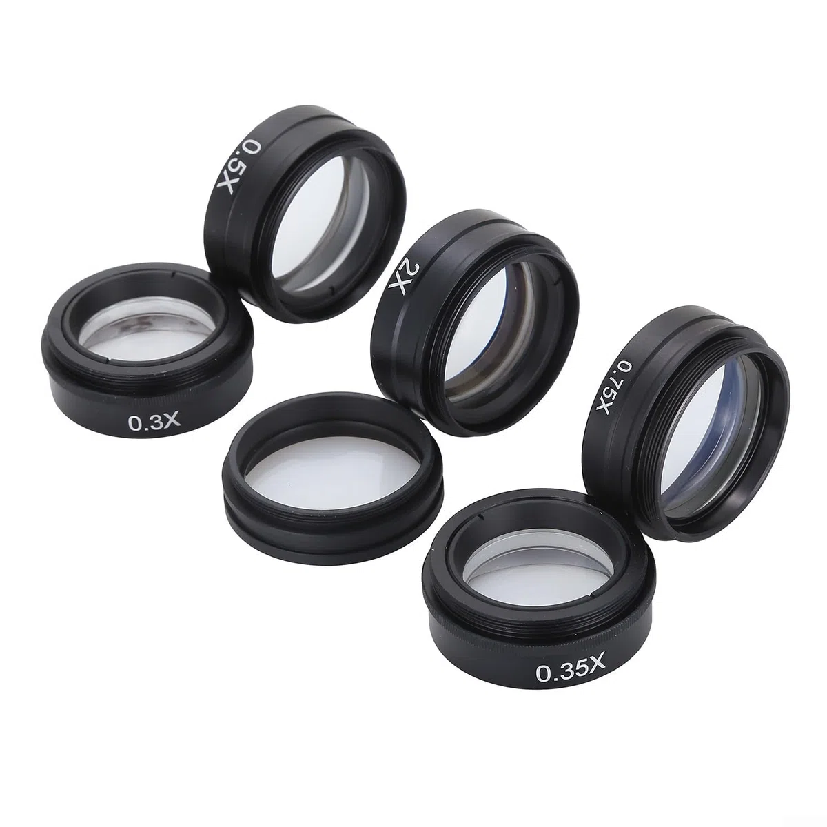 Ottieni immagini migliorate con lente di Barlow 0 3X 2X per microscopio industriale C Mount (0,5X)