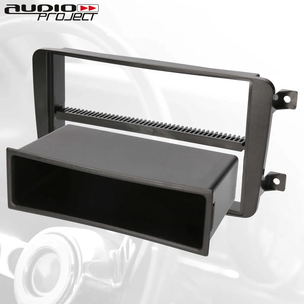 Audioproject A219 - Mascherina-2-DIN universale per autoradio compatibile con:MERCEDES BENZ C-Klasse W203 S203 CLK A209 Viano Vito Bj. 2000-2006 ISO - nero