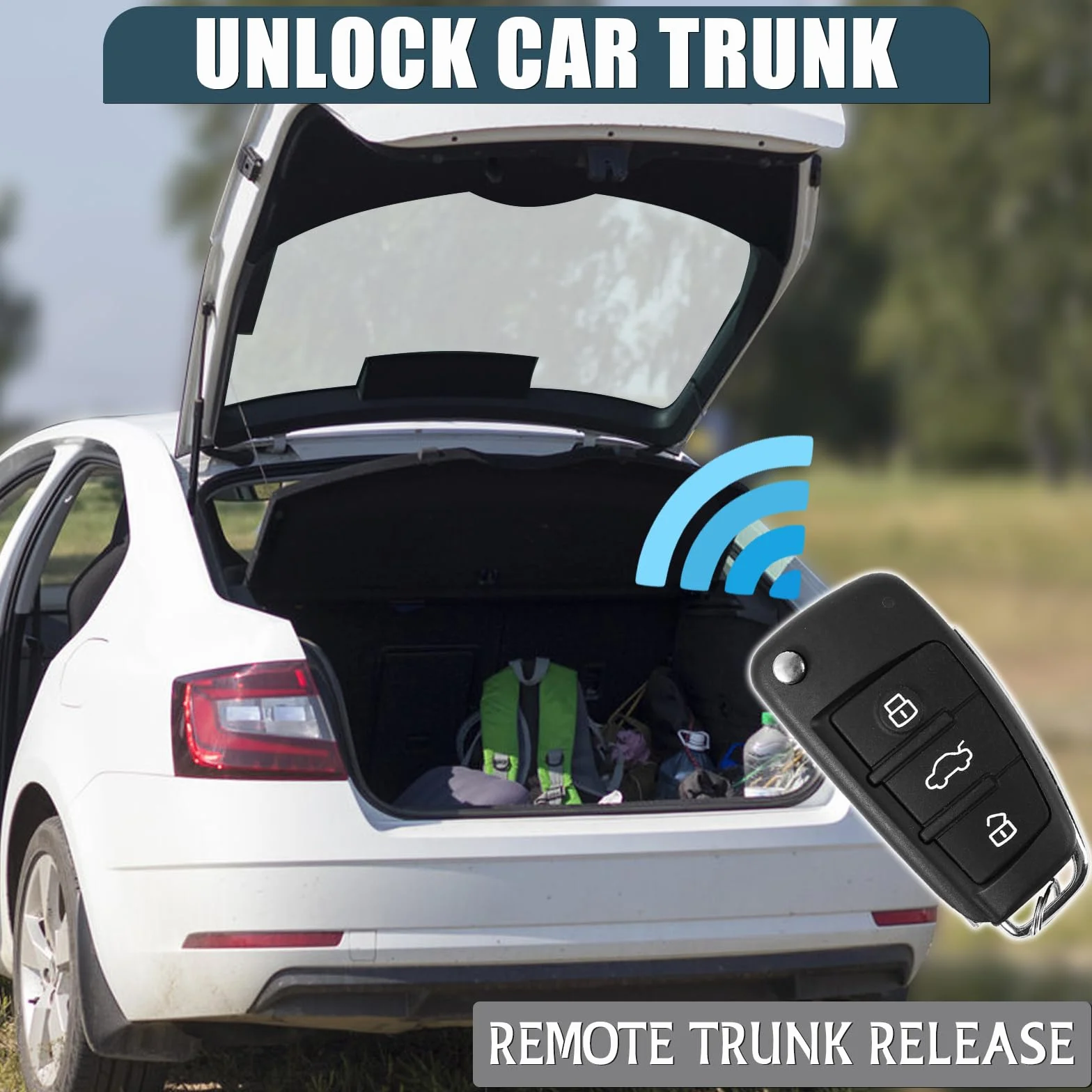 XUKEY Chiusura Centralizzata per Auto Universale Keyless Go Retrofit Sistema di Accesso senza Chiave Serratura per Auto Sistema di Accesso senza Chiave con 2 Kit di Controllo Remoto