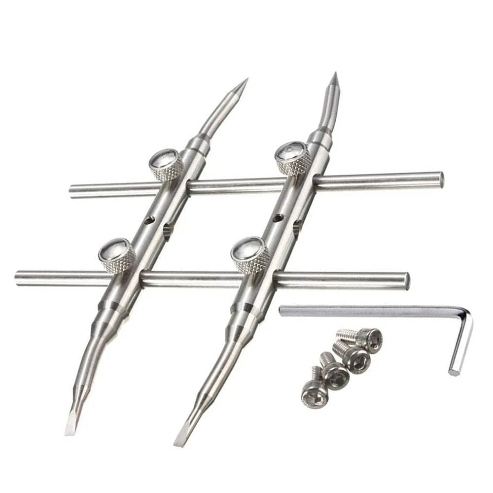 Chiave per obiettivo, in acciaio inox, chiave curva per fotocamera DSLR, telescopi, strumenti di riparazione