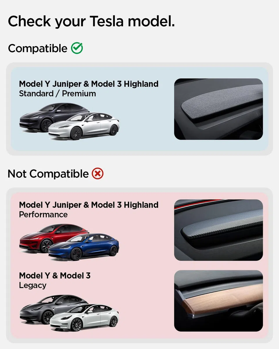 Spigen Tesla Model 3 Highland 2024-26, Model Y Juniper 2025 2026 (Standard e Premium, ECCETTO Performance) Porta Cellulare Auto, Supporto Telefono MagSafe per Presa d'Aria, Accessori per iPhone 17