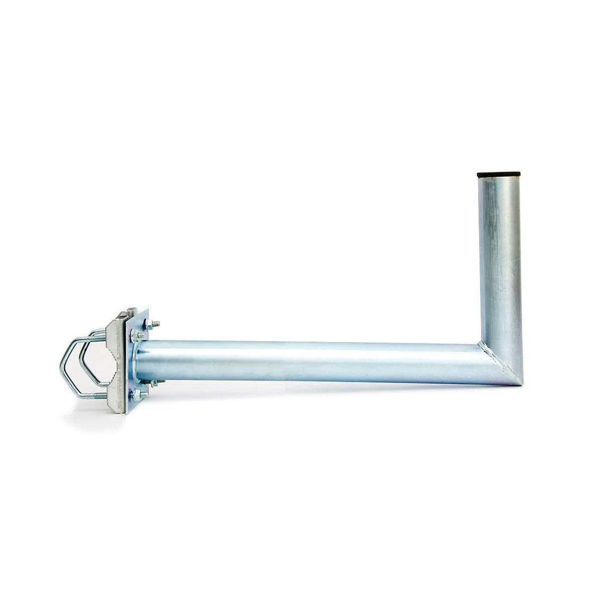 PremiumX Sostegno per balcone/ringhiera per antenna satellitare, antenna parabolica, antenna con attacco a specchio, braccio con morsetti, morsetti dentati in acciaio, diverse lunghezze