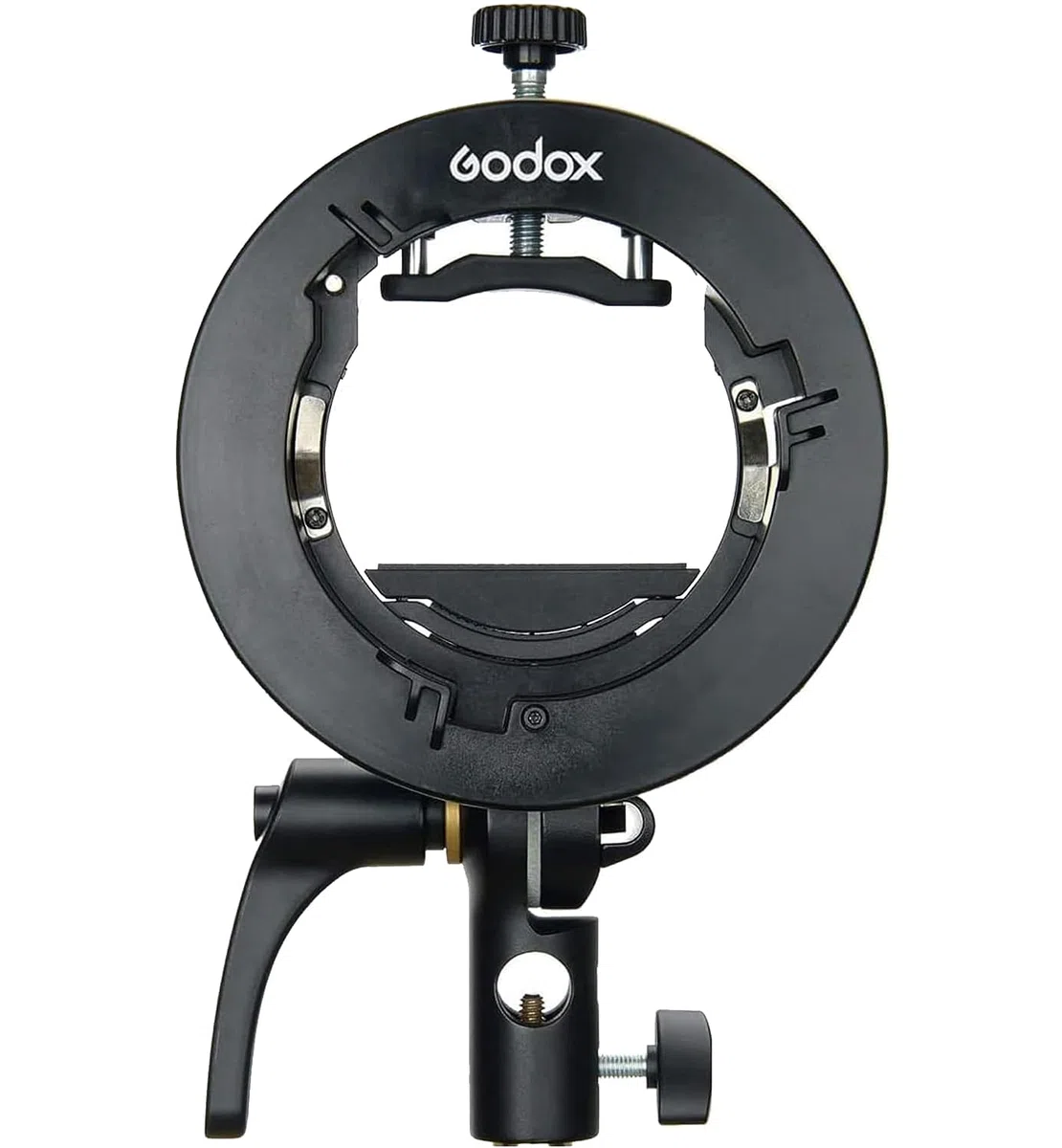 Godox S2 Staffa di fissaggio per flash con attacco Bowen tipo S per Godox V1, V860II, AD200, AD200Pro, AD400Pro, Speedlite e flash stroboscopici