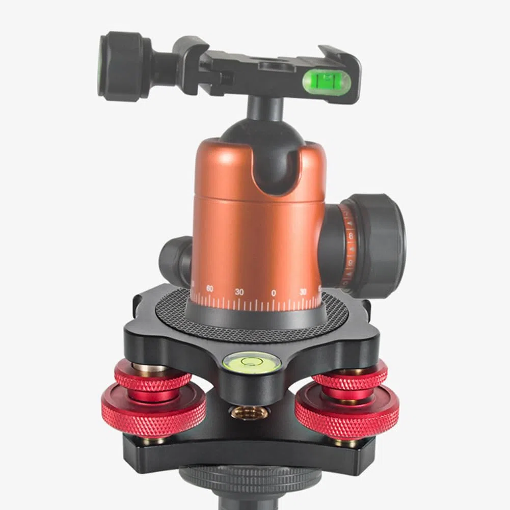 Piastra di livellamento Girevole da 1 Pezzo Base di Regolazione del livellamento della Base del Tavolo di Regolazione della Fotocamera DSLR, 500431860