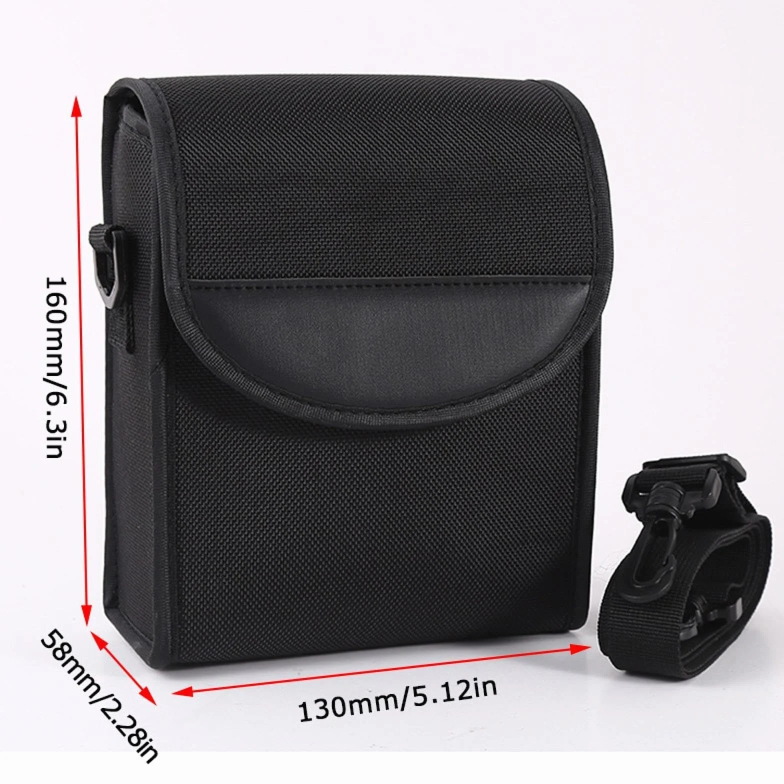 Borsa Porta binocolo, Facile da trasportare, Versatile, in Tessuto Oxford, Custodia Portatile, Robusta per Arrampicata, Birdwatching, Campeggio, Lunghezza 13 Cm