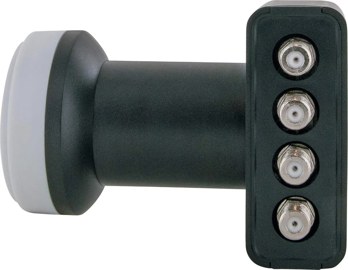 SCHWAIGER 296 Quad LNB Low Noise Blockconverter Digitale LNB cap Accessori per Parabole satellitari Multifeed Protezione dalle intemperie Antracite
