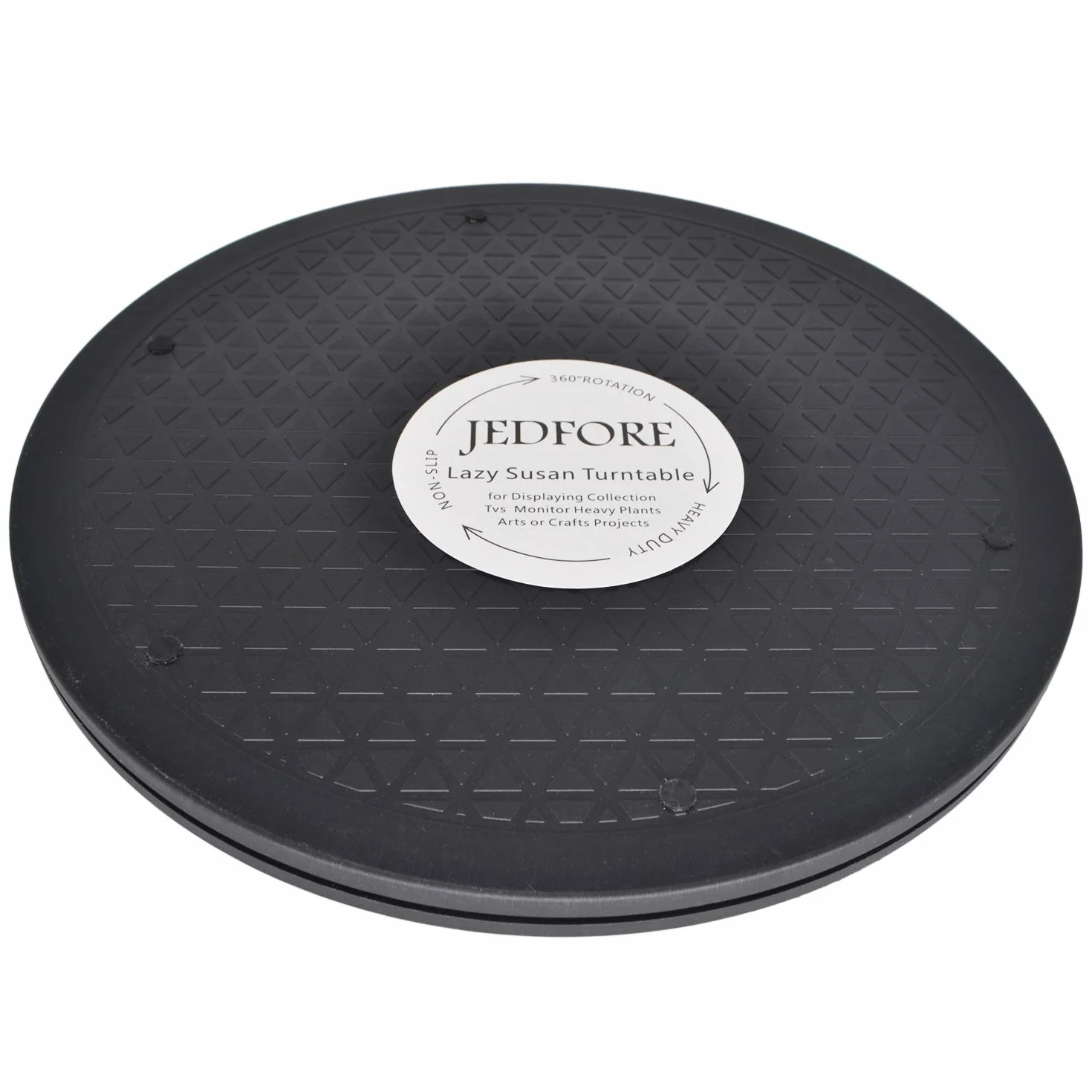 Supporto girevole a 360°, multiuso, resistente, con cuscinetti a sfera per TV di grandi dimensioni, monitor del computer, Lazy Susan (30,5 cm)