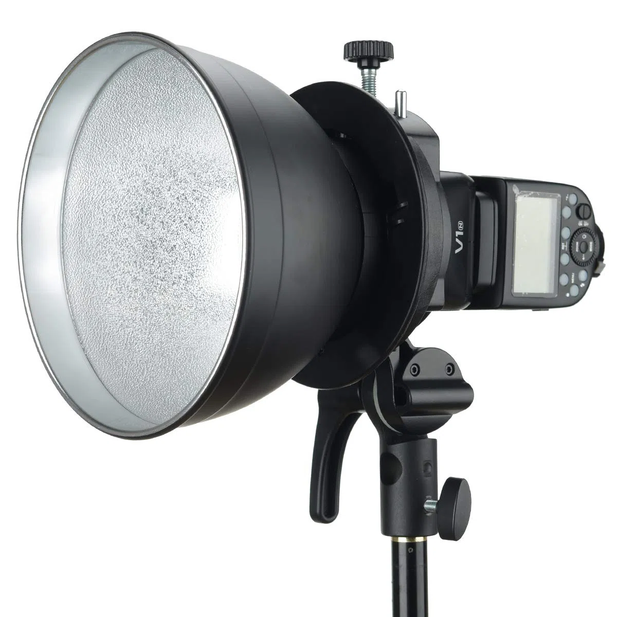 Godox S2 Staffa di fissaggio per flash con attacco Bowen tipo S per Godox V1, V860II, AD200, AD200Pro, AD400Pro, Speedlite e flash stroboscopici