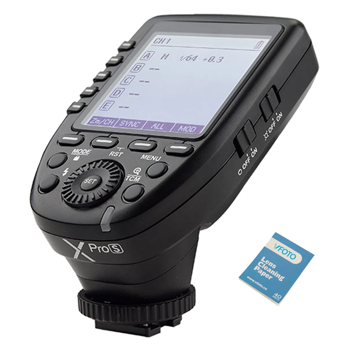 Godox XPro-S TTL Wireless Flash Trigger 2,4 G XproS Trasmettitore 1/8000s HSS E-TTL Ad Alta Velocità per Fotocamere Sony A77II A77 A99 ILCE-6000L A9 A7R A7RIII A350 DSC-RX10
